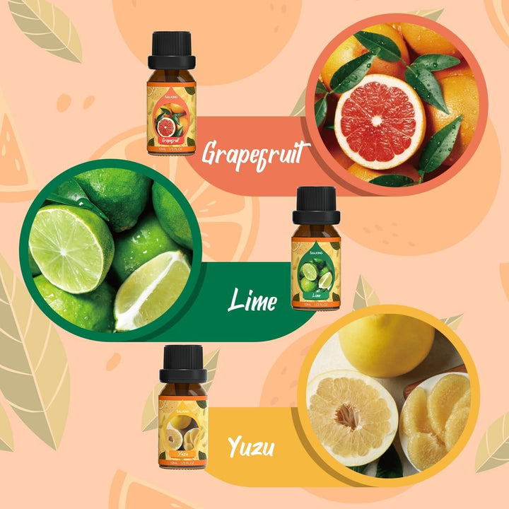 Essential Oils Aromatherapy Pure Essential Oil Fragrances Diffuser Burner UK