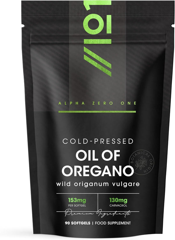 130Mg Carvacrol – 153Mg Oregano Oil per Softgel – Cold-Pressed – World Highest C