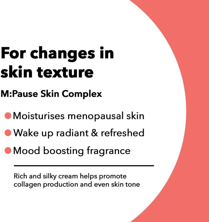 The Solution Menopause Night Recovery Treatment (50Ml). Dermatologically Tested Night Face Cream for Women, Hydrating Night Cream for Women anti Aging, Vegan & Cruelty Free Face Cream for Mature Skin