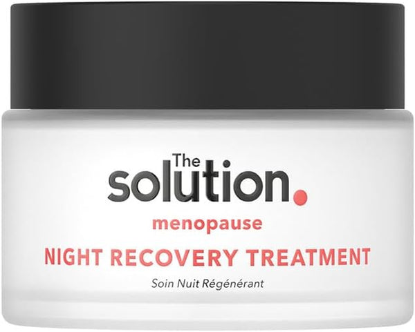 The Solution Menopause Night Recovery Treatment (50Ml). Dermatologically Tested Night Face Cream for Women, Hydrating Night Cream for Women anti Aging, Vegan & Cruelty Free Face Cream for Mature Skin