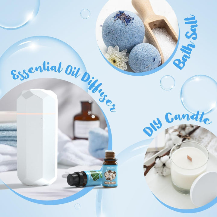 Essential Oils Aromatherapy Pure Essential Oil Fragrances Diffuser Burner UK